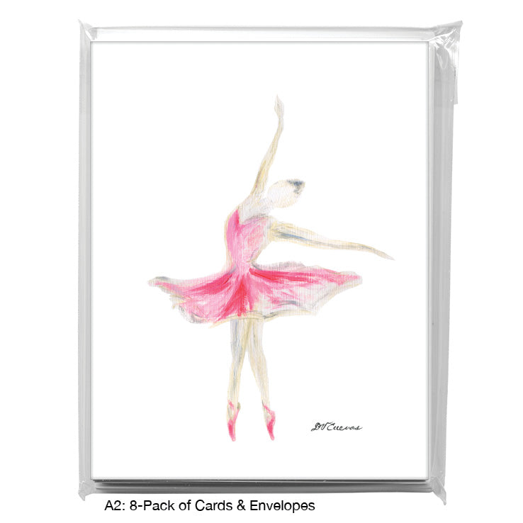 Tutu, Greeting Card (8713C), A2 Card 8-Pack, www.printedcanvas.com