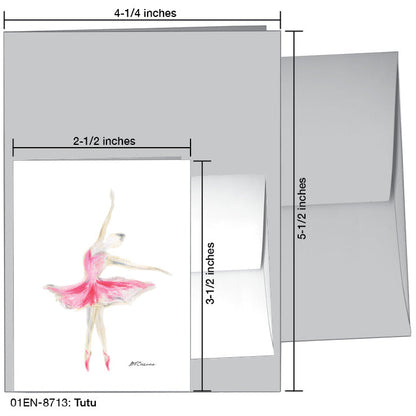 Tutu, Greeting Card (8713C), Enclosure Card, www.printedcanvas.com
