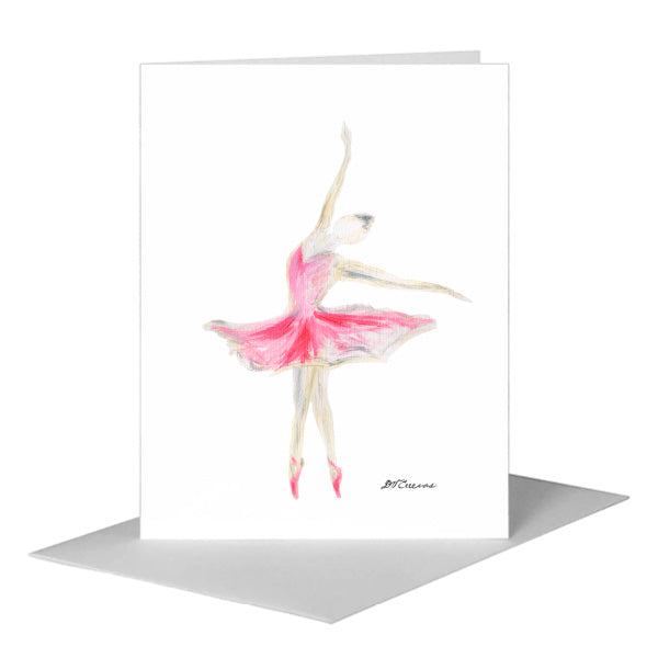 Tutu, Greeting Card (#8713C), A2 Card Front, www.printedcanvas.com