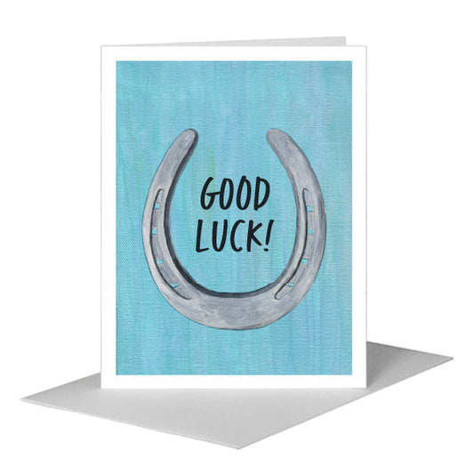 Horseshoe, Greeting Card (#8714C) A2 Card Front, www.printedcanvas.com