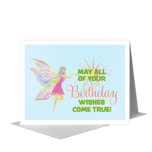 Fairy, Greeting Card (#8715B) A2 Card Front, www.printedcanvas.com