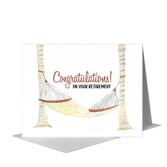 Hammock, Greeting Card (#8716A) A2 Card Front, www.printedcanvas.com