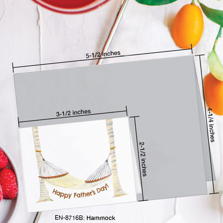 Hammock, Greeting Card (8716B), Enclosure, www.printedcanvas.com