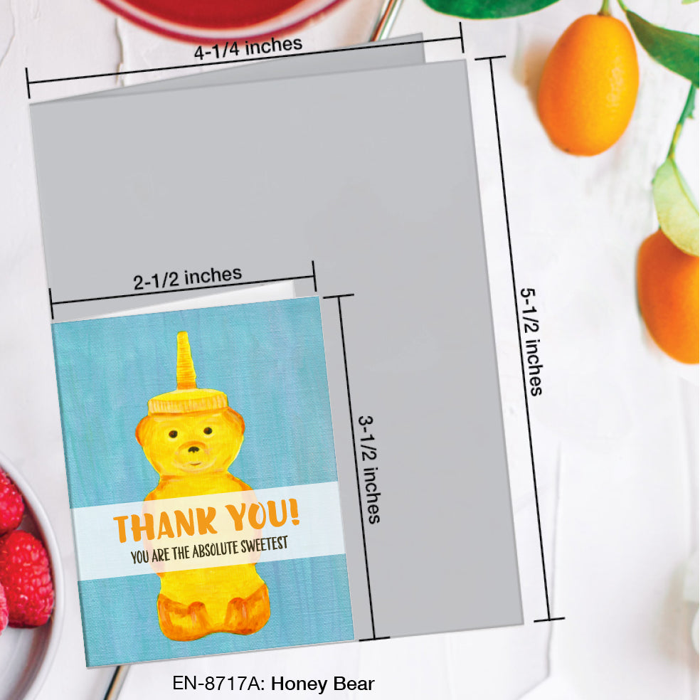 Honey Bear, Greeting Card (#8717A)