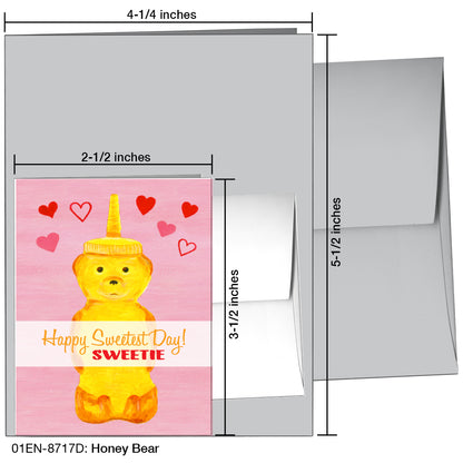 Honey Bear, Greeting Card (8717D)