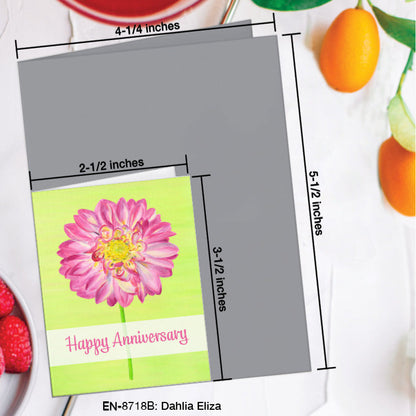 Dahlia Eliza, Greeting Card (8718B), Enclosure, www.printedcanvas.com