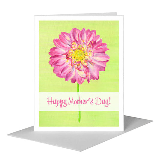 Dahlia Eliza, Greeting Card (#8718G) A2 Card Front, www.printedcanvas.com