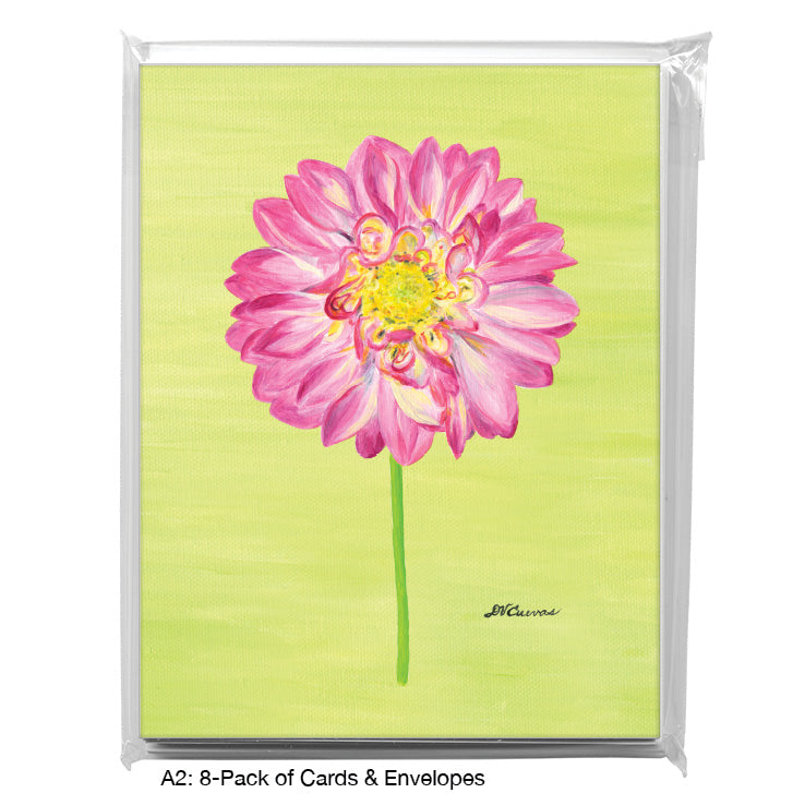 Dahlia Eliza, Greeting Card (8718J), 8-Pack, www.printedcanvas.com