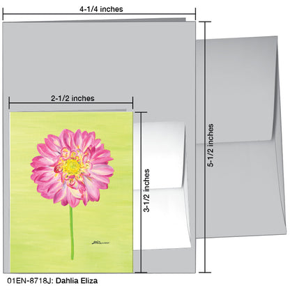 Dahlia Eliza, Greeting Card (8718J)