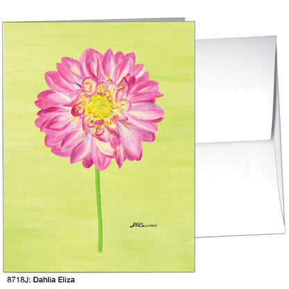 Dahlia Eliza, Greeting Card (#8718J), A2 Card Front, www.printedcanvas.com