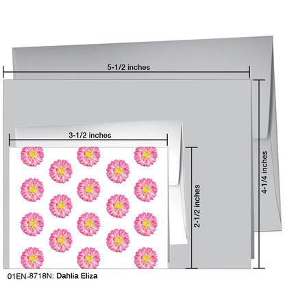 Dahlia Eliza, Greeting Card (#8718M), Enclosure Card, www.printedcanvas.com
