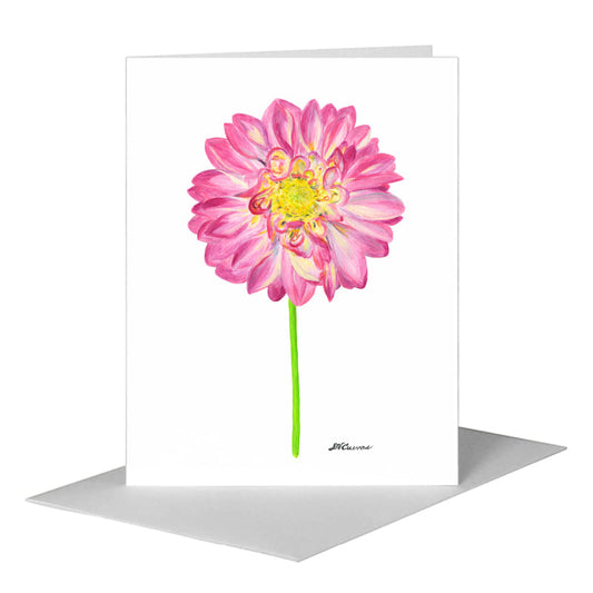 Dahlia Eliza, Greeting Card (#8718Q) A2 Card Front, www.printedcanvas.com