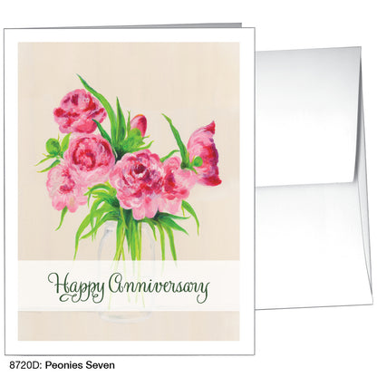 Peonies Seven, Greeting Card (8720D)