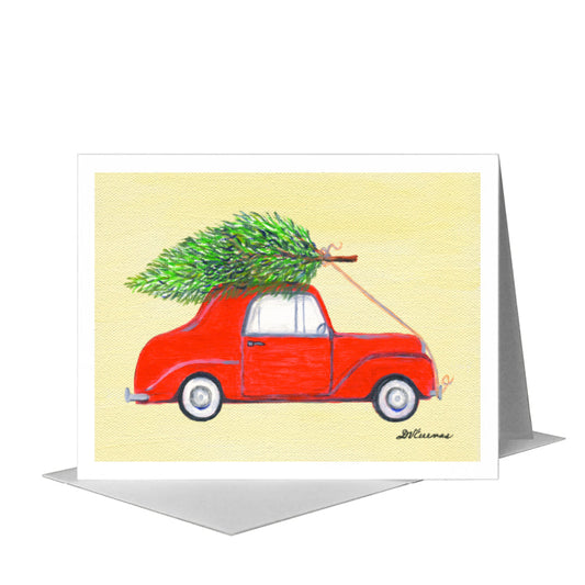 T'was the night before, Greeting Card (#8722A) A2 Card Front, www.printedcanvas.com