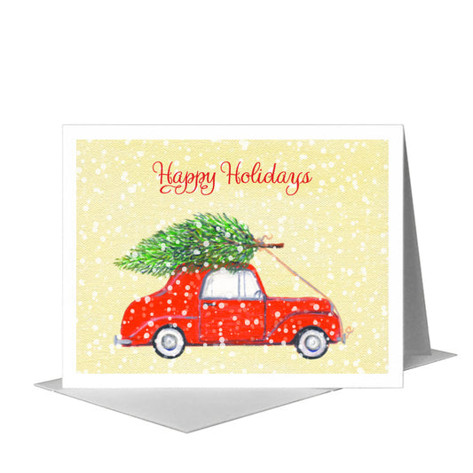 T'was the night before, Greeting Card (#8722B) A2 Card Front, www.printedcanvas.com