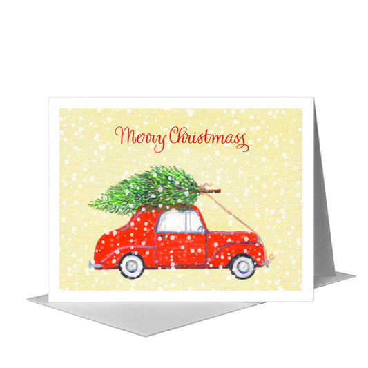 T'was the night before, Greeting Card (#8722D) A2 Card Front, www.printedcanvas.com