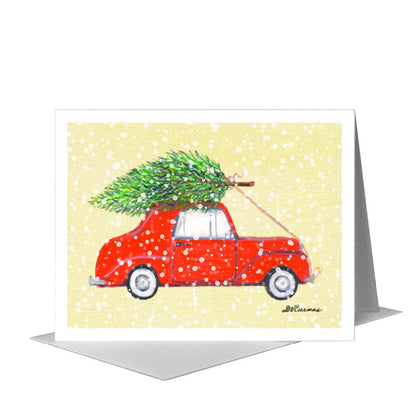 T'was the night before, Greeting Card (#8722F), A2 Card Front, www.printedcanvas.com