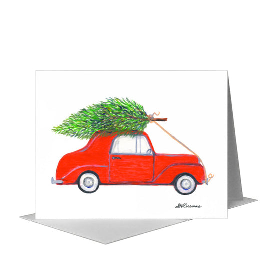 T'was the night before, Greeting Card (#8722G) A2 Card Front, www.printedcanvas.com