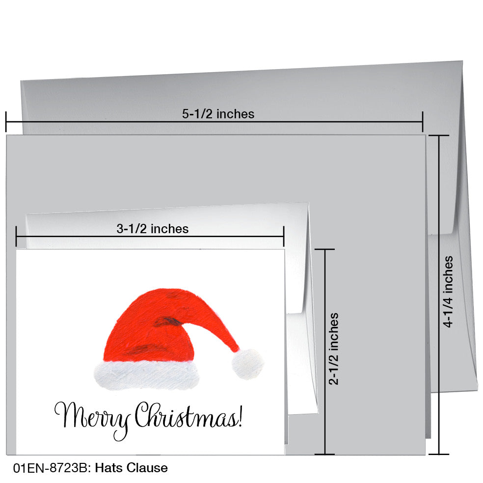 Hats Clause, Greeting Card (8723B)