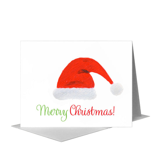 Hats Claus, Greeting Card (#8723B) A2 Card Front, www.printedcanvas.com