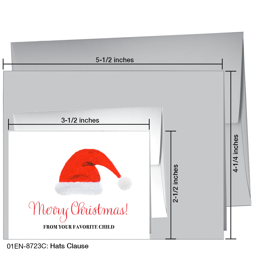 Hats Clause, Greeting Card (8723C)