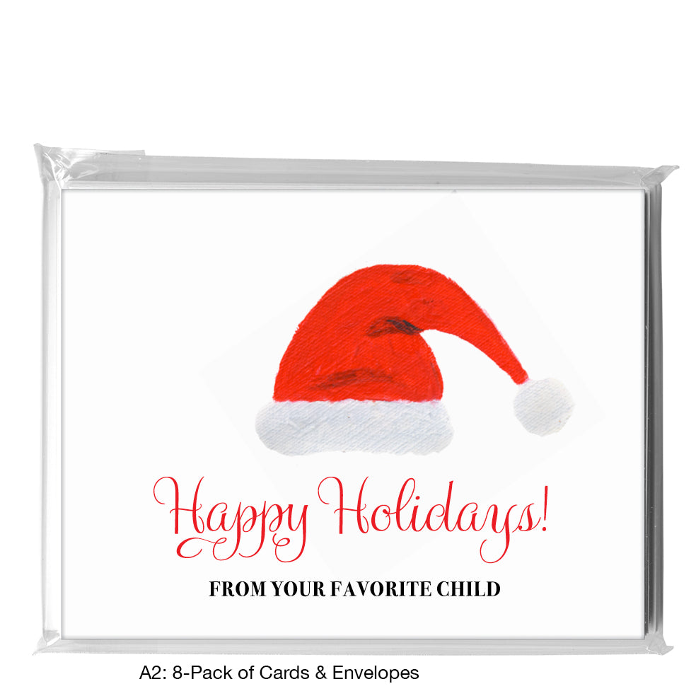 Hats Clause, Greeting Card (8723D)