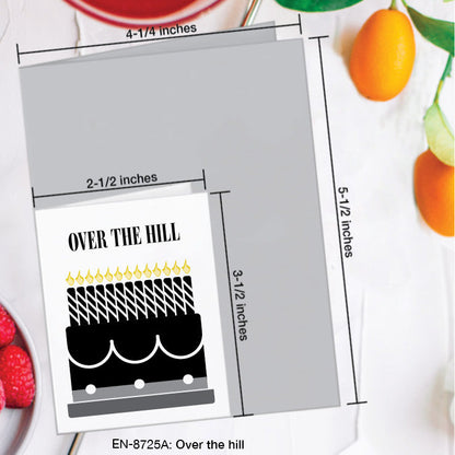 Over the hill, Greeting Card (8725A), Enclosure, www.printedcanvas.com