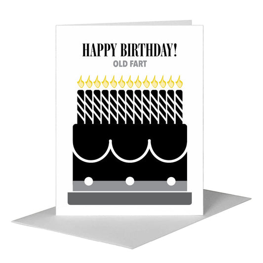 Over the hill, Greeting Card (#8725B) A2 Card Front, www.printedcanvas.com