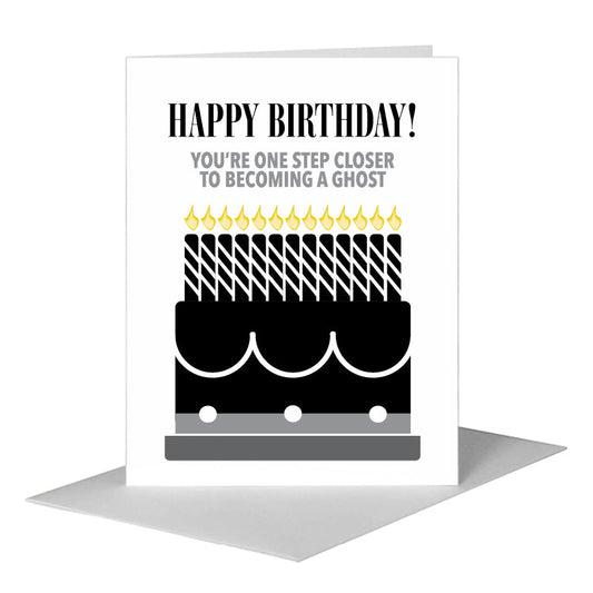 Over the hill, Greeting Card (#8725C) A2 Card Front, www.printedcanvas.com