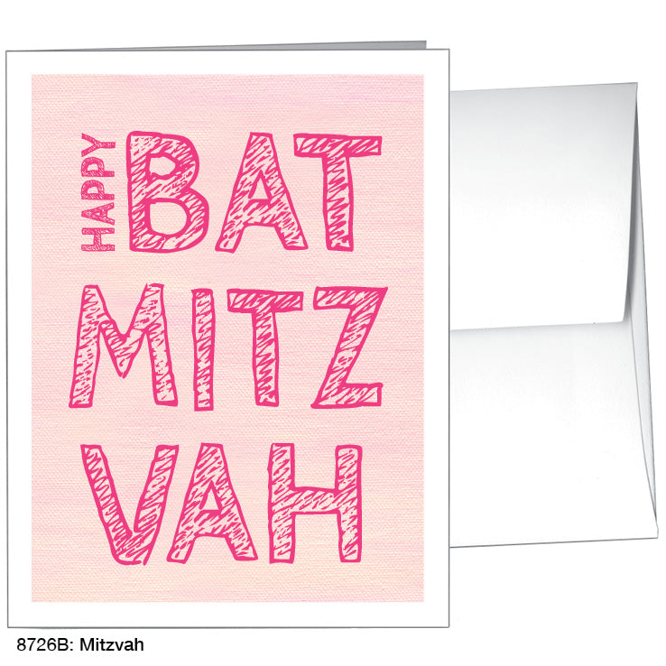 Mitzvah, Greeting Card (8726B), A2 Card, www.printedcanvas.com
