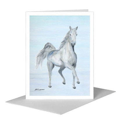 Show Horse, Greeting Card (#8730A), A2 Card Front, www.printedcanvas.com