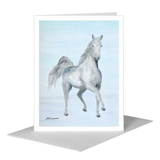 Show Horse, Greeting Card (#8730A) A2 Card Front, www.printedcanvas.com