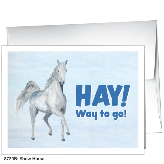 Show Horse, Greeting Card (8730B)