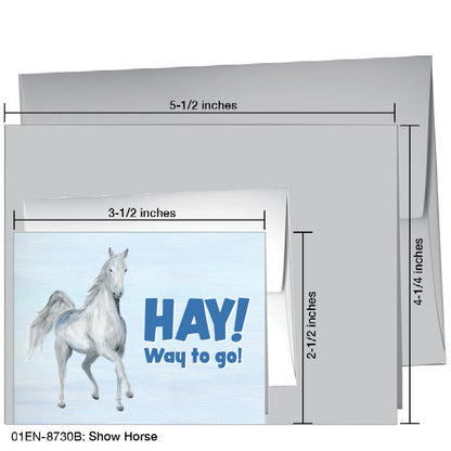 Show Horse, Greeting Card (8730B)