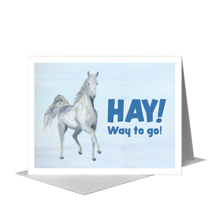 Show Horse, Greeting Card (#8730B), A2 Card Front, www.printedcanvas.com