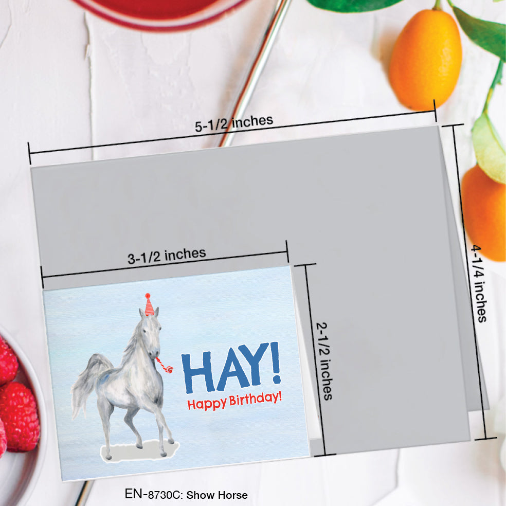 Show Horse, Greeting Card (#8730C)