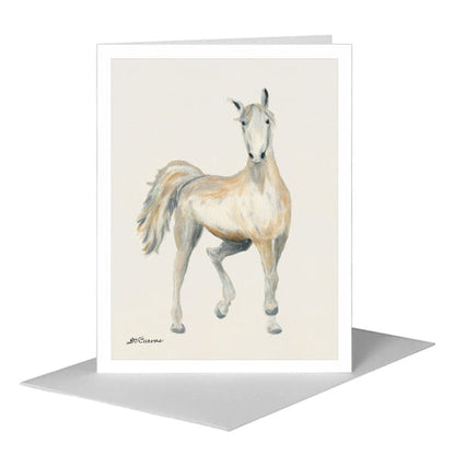 Race Horse, Greeting Card (#8731A), A2 Card Front, www.printedcanvas.com