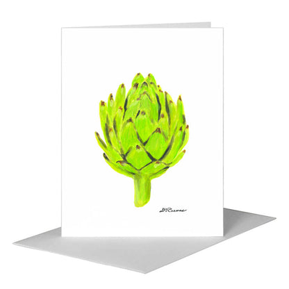 Artichoke Crown, Greeting Card (#8734A), A2 Card Front, www.printedcanvas.com