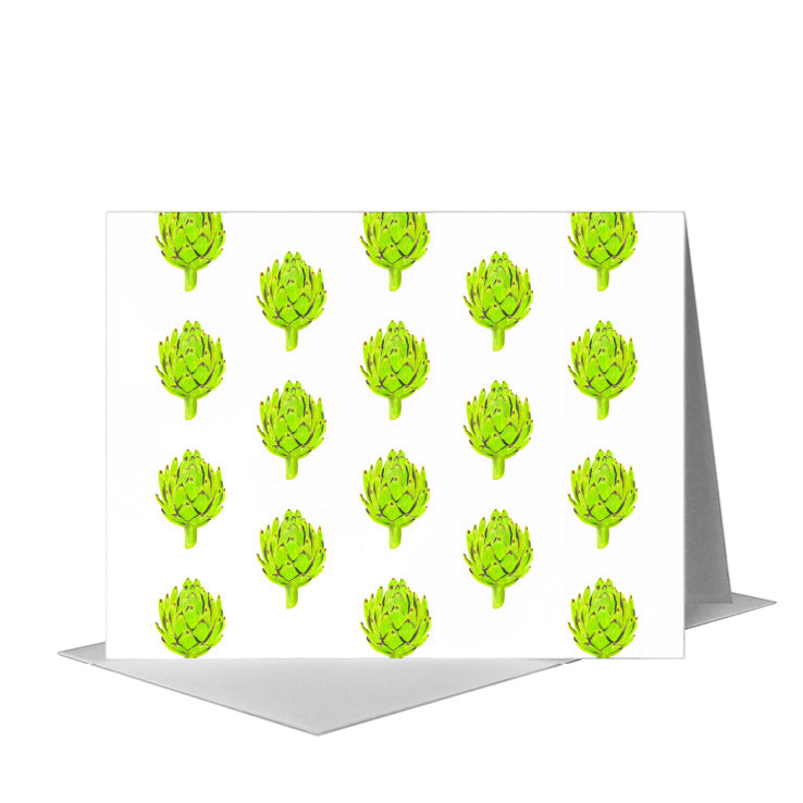 Artichoke Crown, Greeting Card (#8734B), A2 Card Front, www.printedcanvas.com