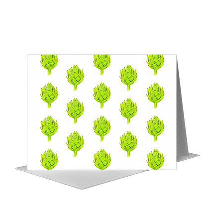 Artichoke Crown, Greeting Card (#8734B), A2 Card Front, www.printedcanvas.com