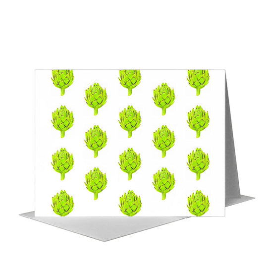 Artichoke Crown, Greeting Card (#8734B) A2 Card Front, www.printedcanvas.com