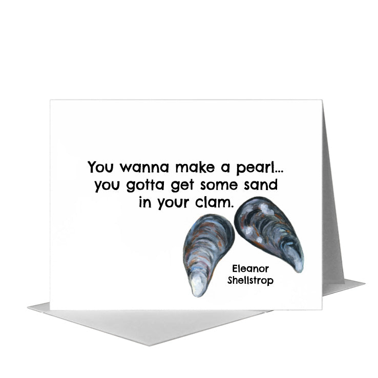 Mussels, Greeting Card (#8735B), A2 Card Front, www.printedcanvas.com