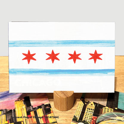 Flag of Chicago, Postcard (PC-8736A)