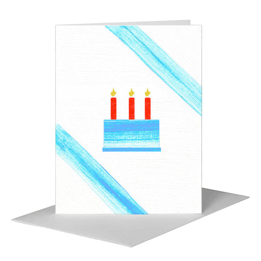Flag of Chicago, Greeting Card (#8736DA) A2 Card Front, www.printedcanvas.com