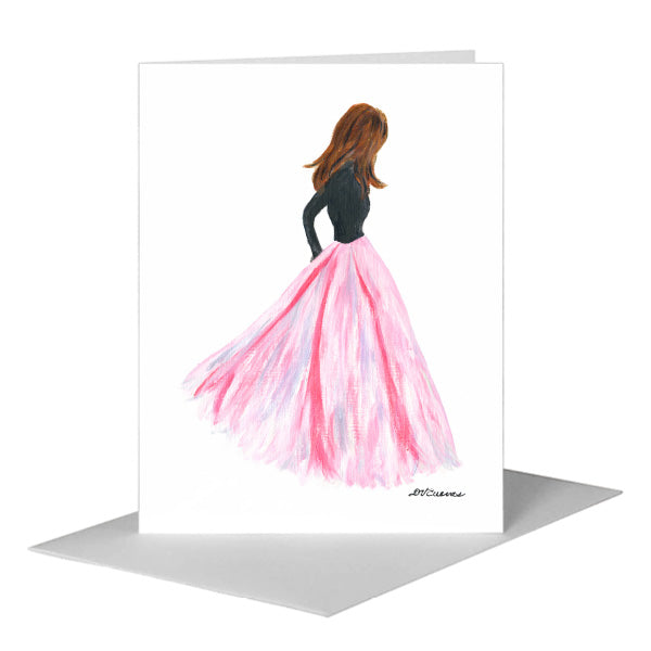 Dress, Greeting Card (#8737A), A2 Card Front, www.printedcanvas.com
