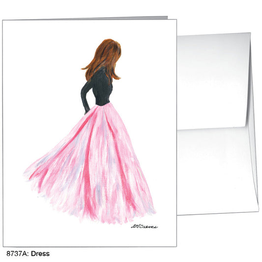 Dress, Greeting Card (8737A), A2 Card Front, www.printedcanvas.com
