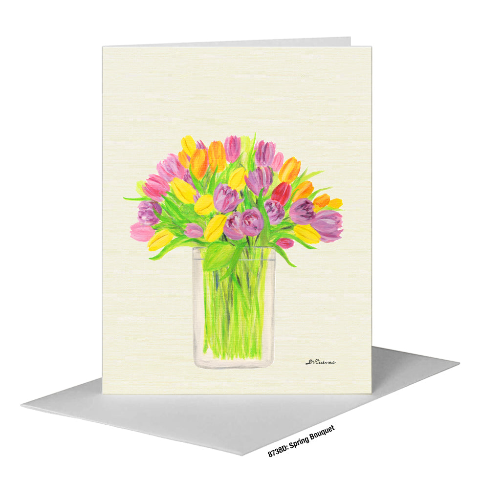 Spring Bouquet, Greeting Card (#8738D)