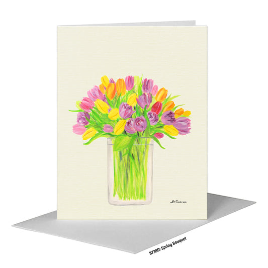 Spring Bouquet, Greeting Card (#8738D)
