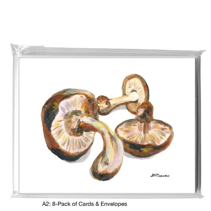 Mushroom Shiitake, Greeting Card (8740A)