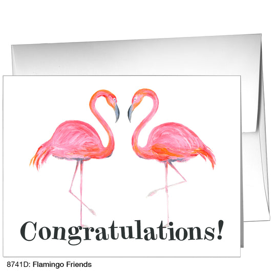 Flamingo Friends, Greeting Card (8741D)